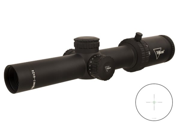 CREDO 1-4X24 BLK 30MM BDC GRN